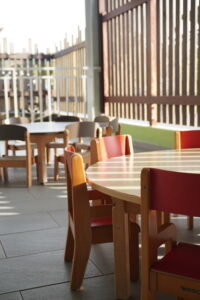 Coulisses des crèches : réfectoire - Crèches Pom'Rosa 